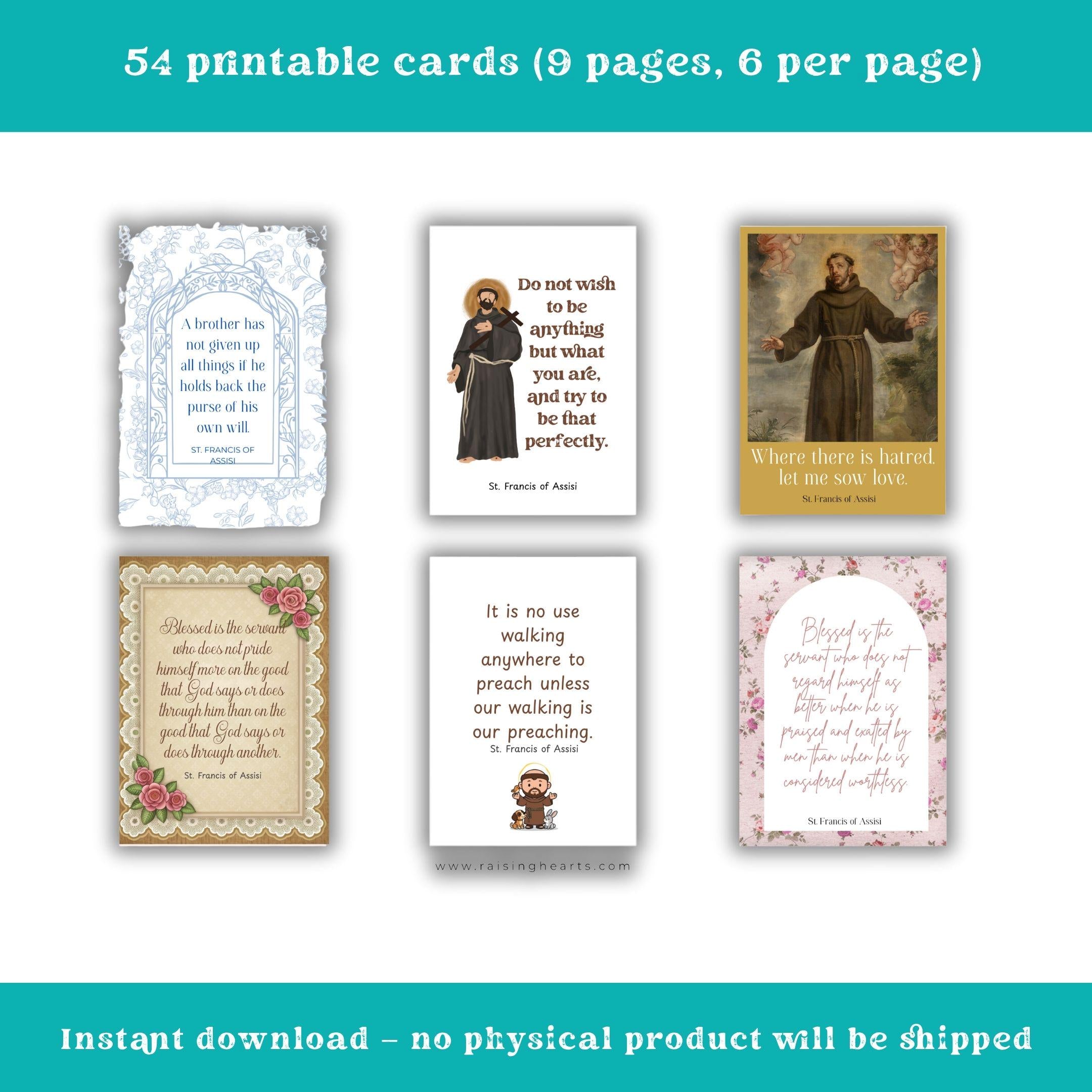 St. Francis of Assisi Quotes: Weekly Catholic Inspiration (Printable PDF)