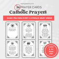 Vintage Catholic Prayer Cards: Traditional Devotional Art (PDF)