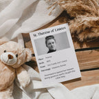 Catholic Saints Flash Cards: Homeschool & Catechism (Printable PDF)