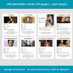 Catholic Saints Flash Cards: Homeschool & Catechism (Printable PDF)
