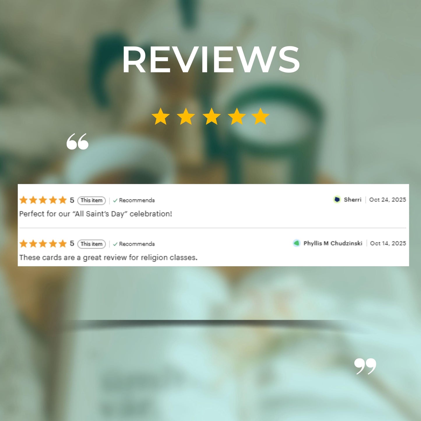 Catholic Saints Flash Cards: Homeschool & Catechism (Printable PDF)