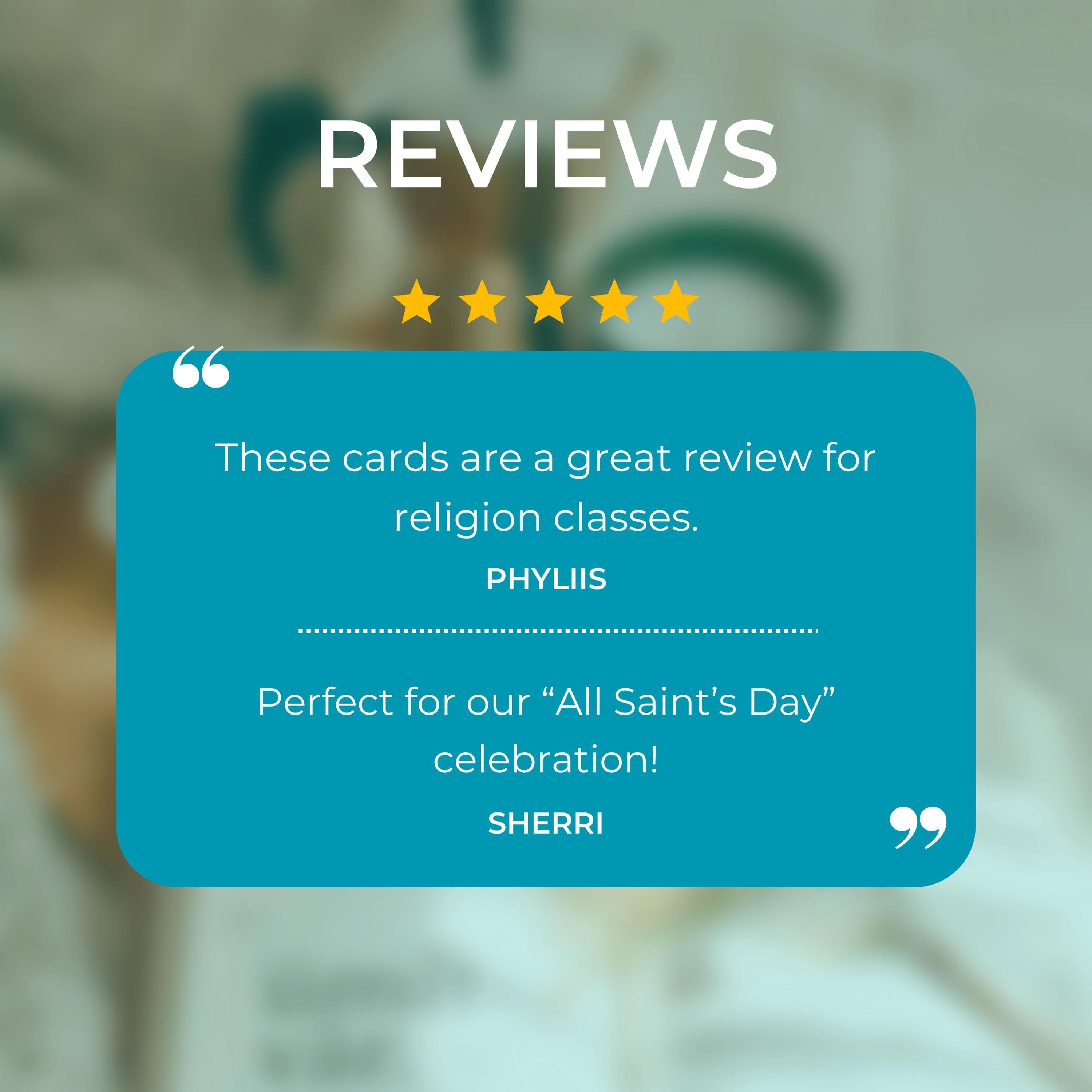 Saints Quotes Prayer Cards: 54 Weekly Catholic Devotion (Printable PDF)