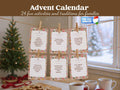 Printable Christmas Advent Calendar: 24 Family Activity Cards (Digital Download)