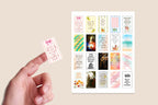 Sacred Heart Catholic Sticker Sheet – 20 Planner Stickers (8.5” x 11”)