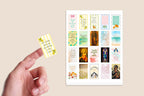 Immaculate Heart Catholic Sticker Sheet – 20 Planner Stickers (8.5” x 11”)