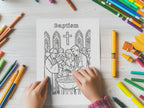 7 Sacraments Catholic Coloring Pages | Religious Education (PDF)