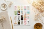 Sacred Heart Catholic Sticker Sheet – 20 Planner Stickers (8.5” x 11”)