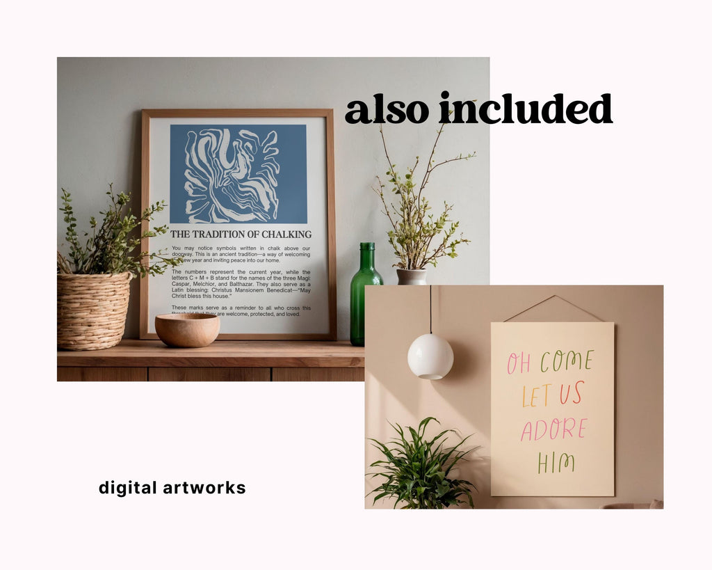 Epiphany Home Blessing Kit, Digital Guide | History, Prayers, & King Cake Recipe, 12 days of Christmas