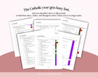 2026 US Catholic Liturgical Calendar PDF: Color Coded Feasts, Ranks, and Liturgical Colors, Printable 8.5x11