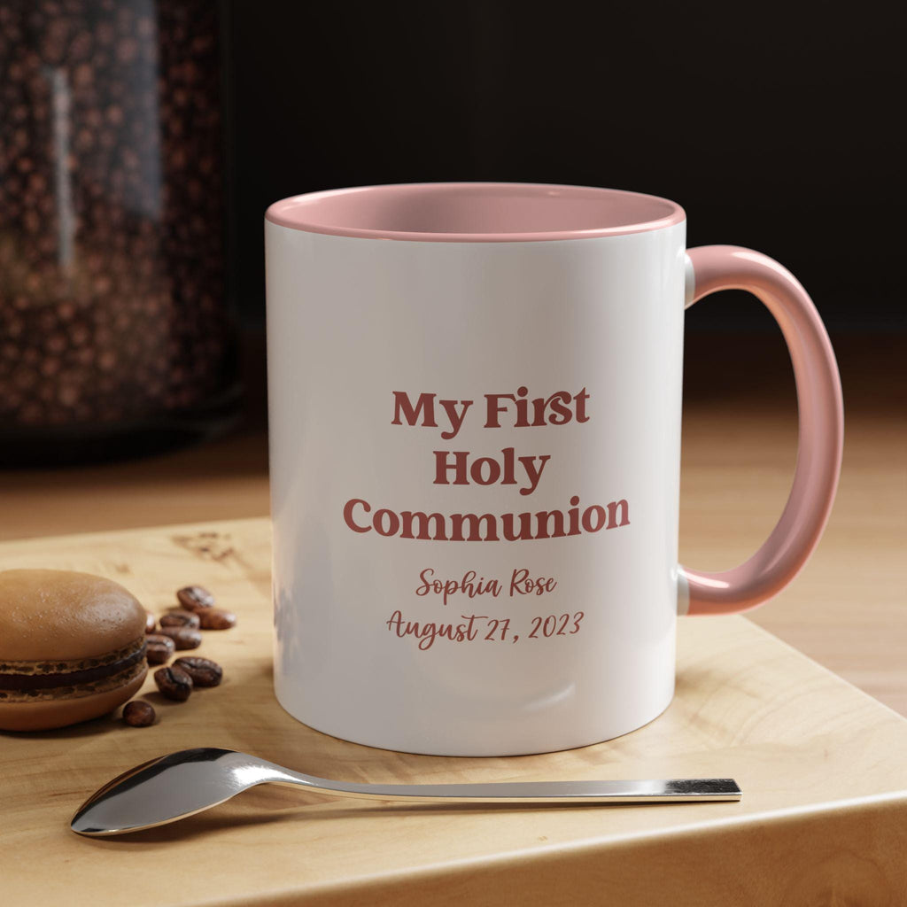 Personalized First Holy Communion Mug, Catholic Keepsake Gift