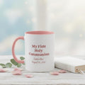 Personalized First Holy Communion Mug, Catholic Keepsake Gift