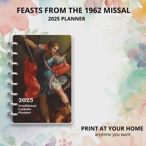 2025 Traditional Catholic Planner: Weekly & Monthly (PDF Printable)