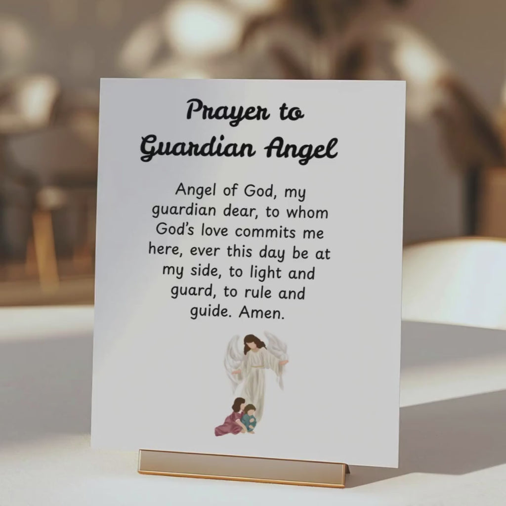 Catholic Kids Prayer Cards: Bible Story Watercolor Art (PDF)
